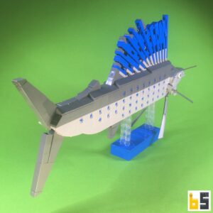 Atlantic sailfish – kit from LEGO® bricks