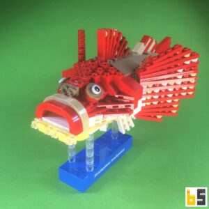 Roter Seeskorpion – Bausatz aus LEGO®-Steinen