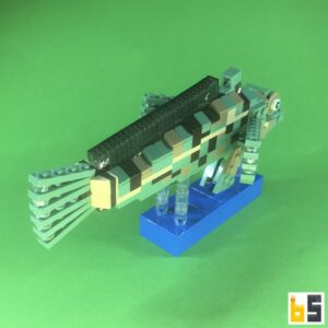 Smaragdgrüner Rockcod – Bausatz aus LEGO®-Steinen
