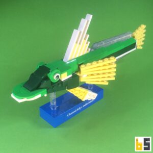 Grüner Eisfisch – Bausatz aus LEGO®-Steinen