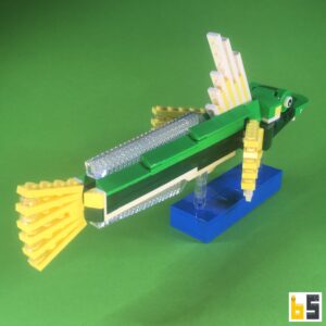 Grüner Eisfisch – Bausatz aus LEGO®-Steinen