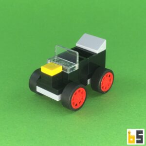 Micro antique car – kit from LEGO® bricks