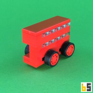 Micro Londoner Bus – Bausatz aus LEGO®-Steinen