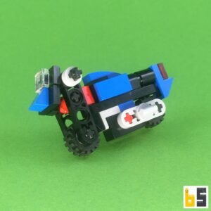 Micro Norton-Motorrad – Bausatz aus LEGO®-Steinen