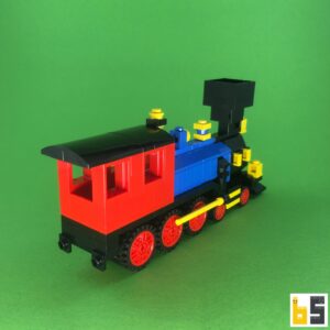 Micro Thatcher-Perkins-Dampflok – Bausatz aus LEGO®-Steinen