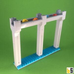 Beam bridge – kit from LEGO® bricks