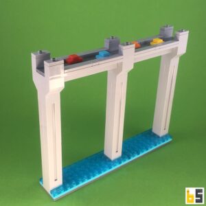 Beam bridge – kit from LEGO® bricks