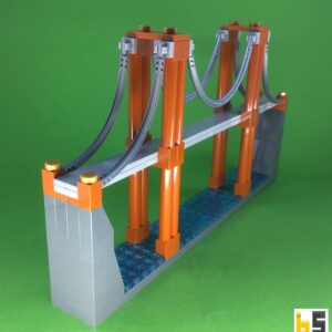 Suspension bridge – kit from LEGO® bricks