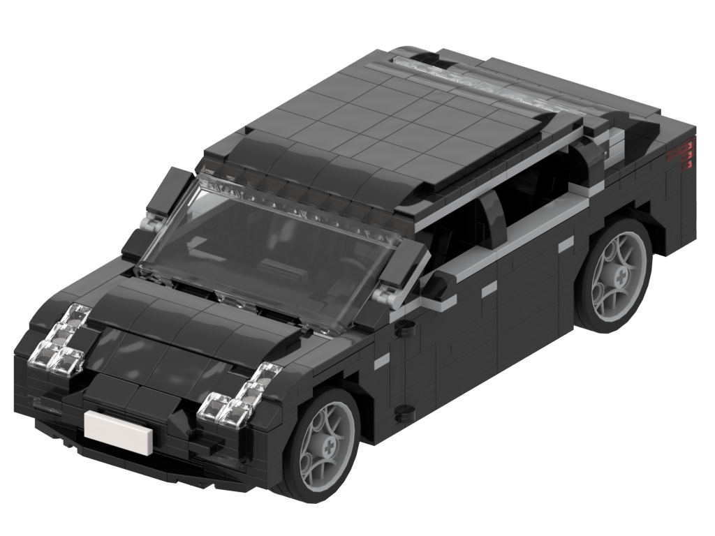 Tesla 3 kit from LEGO bricks The Brickworms
