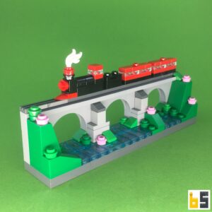 Dampfzug – Bausatz aus LEGO®-Steinen