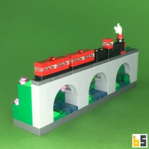 Dampfzug – Bausatz aus LEGO®-Steinen