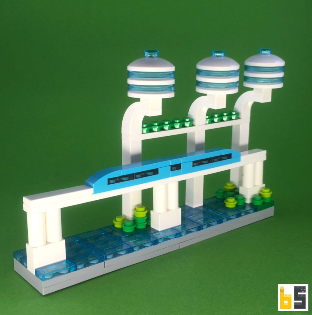 Micro TGV PSE – kit from LEGO® bricks – The Brickworms