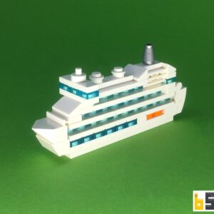 Kreuzfahrtschiff – Bausatz aus LEGO®-Steinen