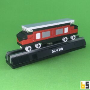 Micro V 200 diesel loco – kit from LEGO® bricks