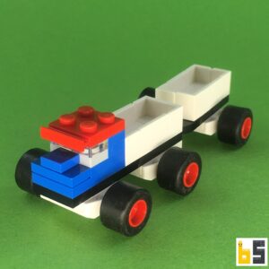Micro truck with trailer – kit from LEGO® bricks