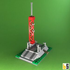 Rocket launchpad – kit from LEGO® bricks