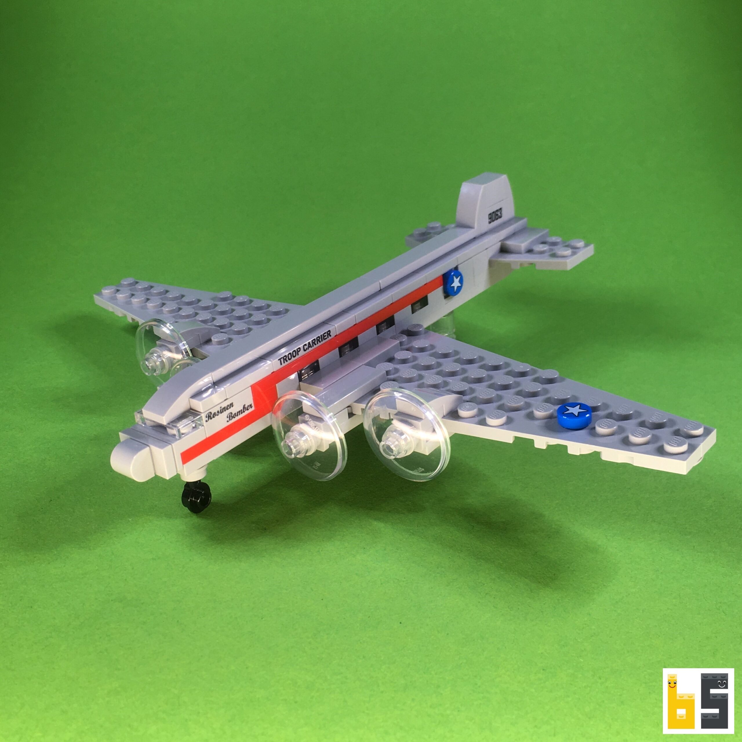 Berlin Airlift Memorial Frankfurt kit from LEGO bricks The Brickworms