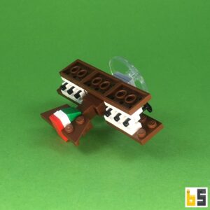 Micro Fiat CR.1 – Bausatz aus LEGO®-Steinen