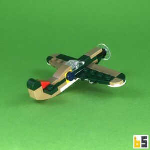 Micro Supermarine Spitfire Mk I – Bausatz aus LEGO®-Steinen