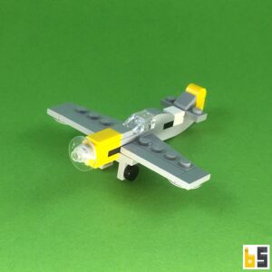 Friedenstaube mit Flugzeugen aus den 1930er Jahren – Bausatz aus LEGO®-Steinen