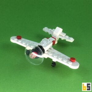 Micro Mitsubishi A6M Zero – kit from LEGO® bricks