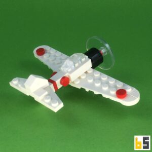 Micro Mitsubishi A6M Zero – Bausatz aus LEGO®-Steinen