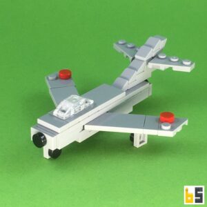 Micro Mikojan-Gurewitsch MiG-17 – Bausatz aus LEGO®-Steinen
