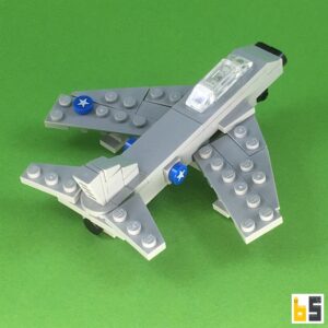 Micro North American FJ-2 Fury – Bausatz aus LEGO®-Steinen