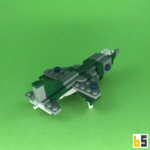 Micro British Aerospace Sea Harrier – Bausatz aus LEGO®-Steinen