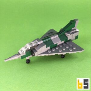 Friedenstaube mit Flugzeugen aus den 1980er Jahren – Bausatz aus LEGO®-Steinen