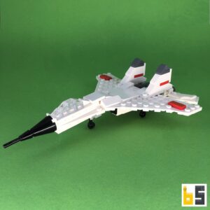 Friedenstaube mit Flugzeugen aus den 1990er Jahren – Bausatz aus LEGO®-Steinen