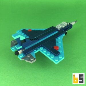 Micro Mitsubishi F-2 – Bausatz aus LEGO®-Steinen